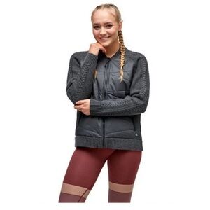 EUC Kari Traa Gray Bomber Jacket